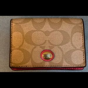 Coach wallet small